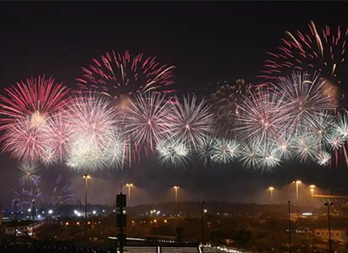 宁阳县焰火晚会